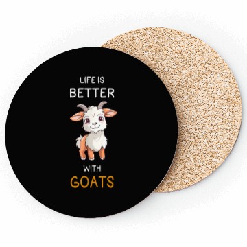 Discover Goat Lover Life Better Coasters