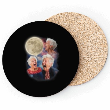 Discover Granny Moon Ladies Weird Coasters