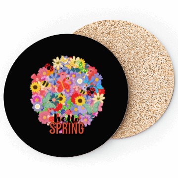 Discover Hello SPRING! Coasters