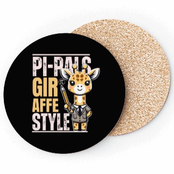 Discover funny pi giraffe teacher, Funny Math Teacher Coasters