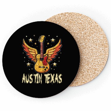 Discover Gift For Guitar Player Rock & Roll Music Coasters