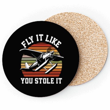 Discover Funny Sport Pilot Pilots Coasters