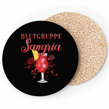 Discover Cocktail Bartender Blutgruppe Sangria Coasters