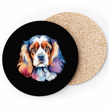 Discover American Cocker Spaniel Watercolor Coasters