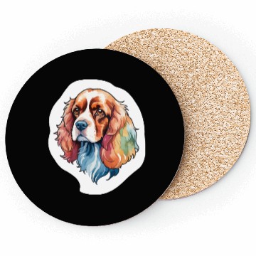 Discover American Cocker Spaniel Watercolor Coasters