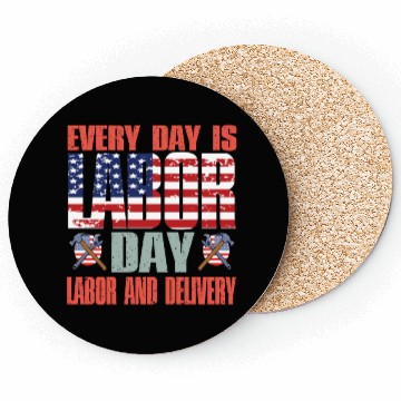 Discover Happy Labor Day Coasters For Labor Day Messy Bun USA