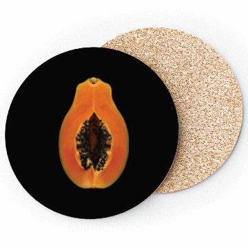 Discover Papaya Realistic Coasters