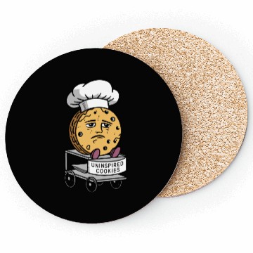 Discover Uninspired Cookies Vintage Cookie Design Coasters