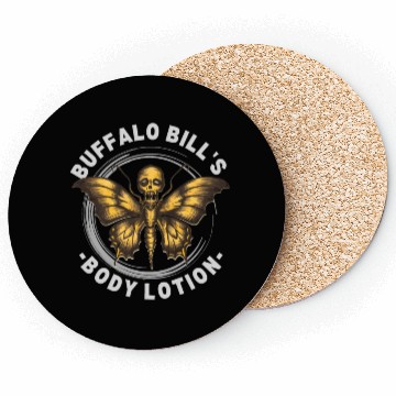 Discover Vintage Distressed Buffalo Bill s Body Lotion Coasters