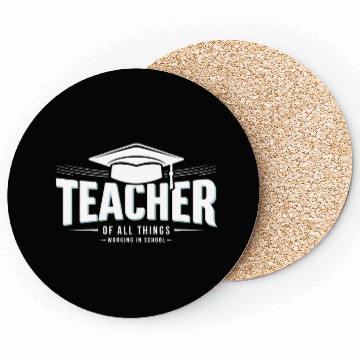 Discover Teacher School Profession Schoolteacher Coasters