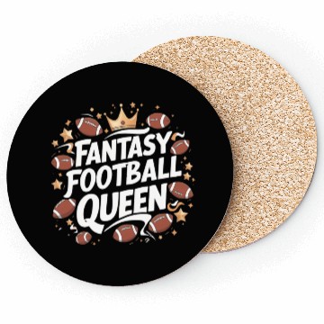 Discover fantasy football queen 2024 Coasters