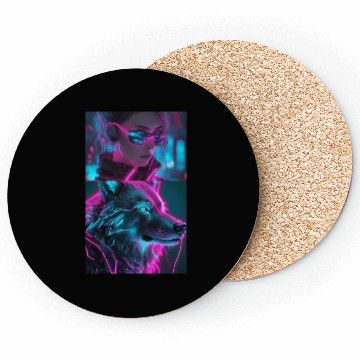 Discover wolf AI gerl Coasters