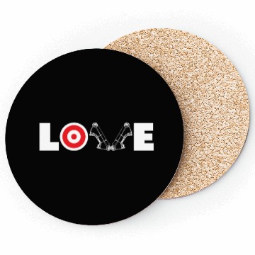 Discover Love Archery Coasters