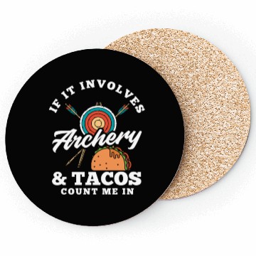 Discover Bow Tacos Arrows Archery Coasters
