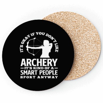 Discover Archery Hobby Gift Idea Coasters
