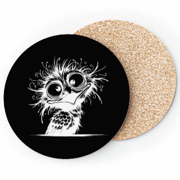 Discover Funny Weird Crazy Bird Coasters