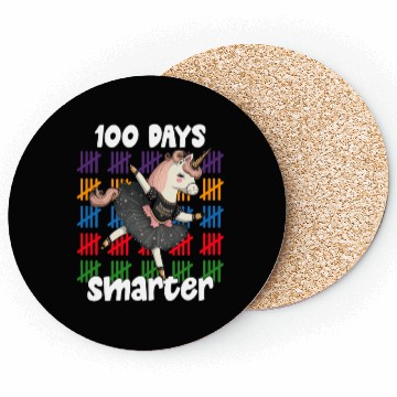 Discover 100 Days Of School Ballet Unicorn 100 Days Coasters