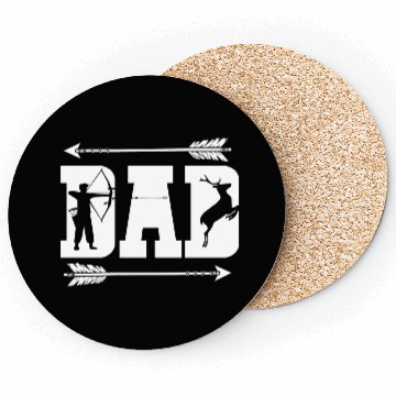 Discover Vintage Bow Hunting Bow Hunter Dad Coasters