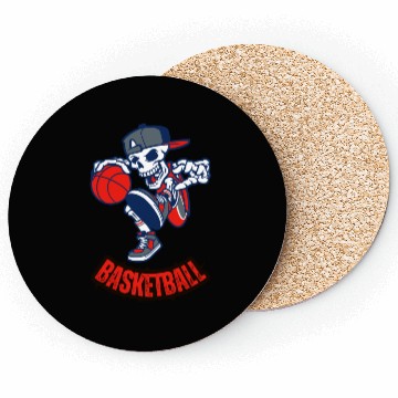 Discover Basketball Skeleton: Slam Dunk Coasters