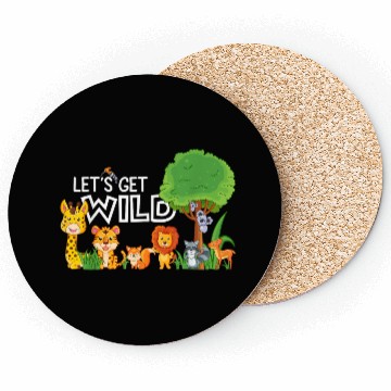 Discover Animal Theme Birthday Family Coasters