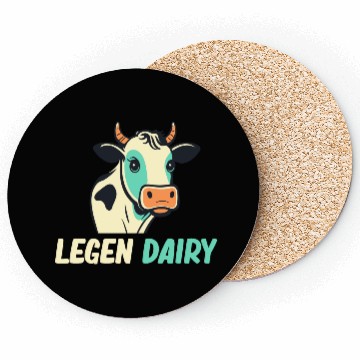 Discover Legend Dairy Cattle Farmer Hereford Ranchero Coasters