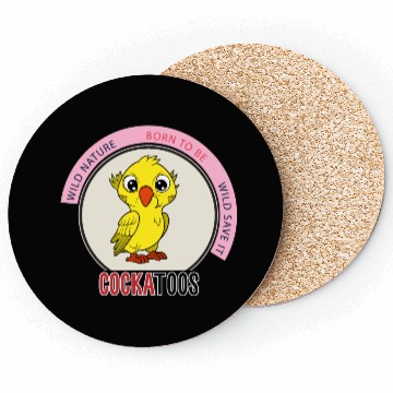 Discover Wild Nature - Born to Be Wild Save It Coasters