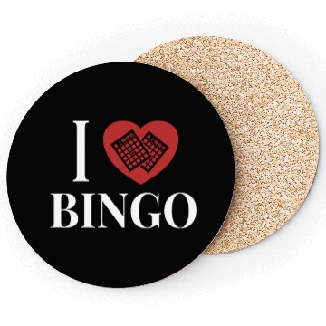 Discover I love Bingo Daubers Professional Caller Bingo Coasters