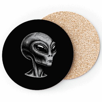 Discover Grey Alien Coasters