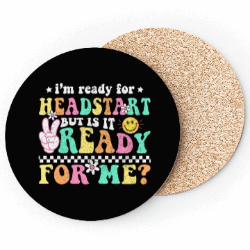 Discover Groovy Back to School Headstart HomeSchool Head Coasters