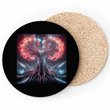 Discover Biomechanical Blossom Coasters