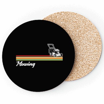 Discover Landscaper Gardener Lawn Mowing Coasters