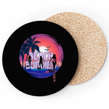 Discover Summer Beach Buddies Coasters