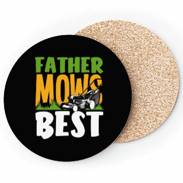 Discover Landscaper Gardener Dad Lawn Mowing Coasters