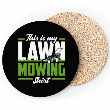 Discover Landscaper Gardener Lawn Mowing Coasters