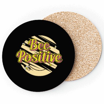 Discover bee positive Coasters