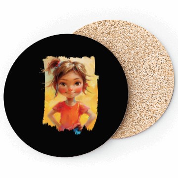 Discover confidence with bold paint strokes and fearless Coasters