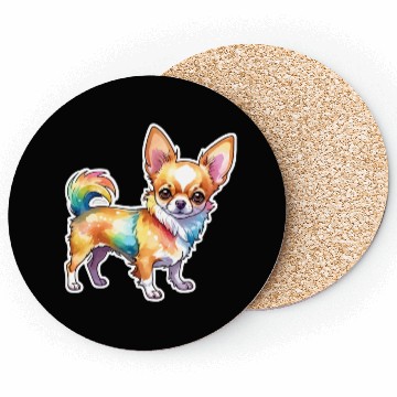 Discover Chihuahua Watercolor Coasters