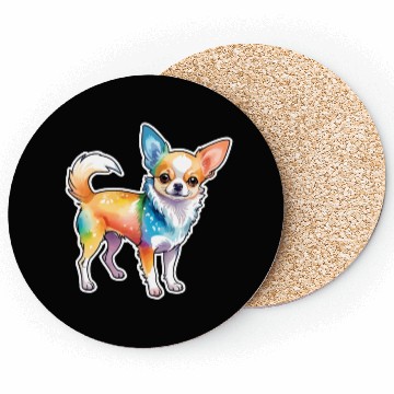 Discover Chihuahua Watercolor Coasters