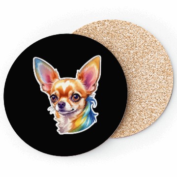 Discover Chihuahua Watercolor Coasters
