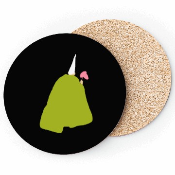 Discover Crawly Gnome Tiny Green Wizard, Funny Green Gnome Coasters