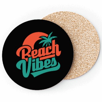 Discover Beach Vibes Coasters