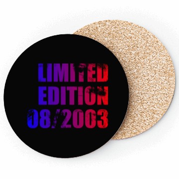 Discover 21st birthday Limited Edition 08/2003 Coasters