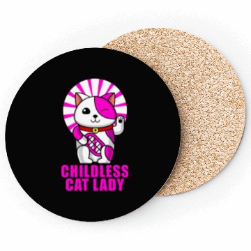 Discover Childless Cat Lady Coasters