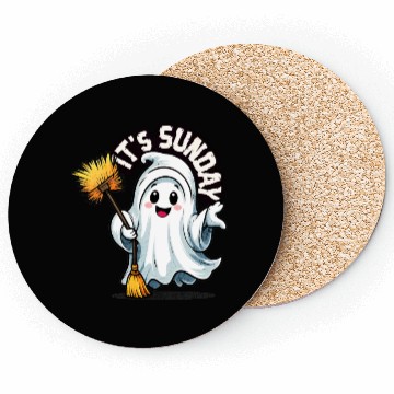 Discover It's Sunday little ghost Coasters