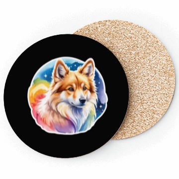 Discover Icelandic Sheepdog Watercolor Coasters