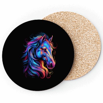 Discover Horse Beautiful Graphic Coasters