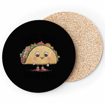 Discover Cute Taco Bout Adorable Coasters
