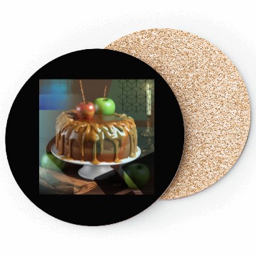 Discover Decadent Caramel Apple Cake Coasters