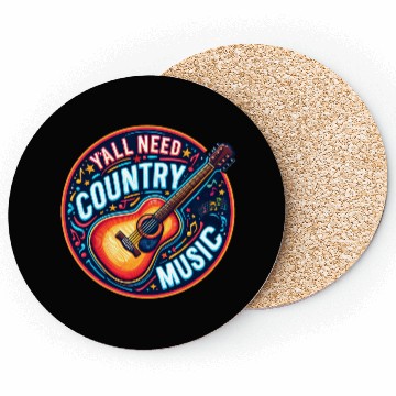 Discover Y'all Need Country Music Coasters
