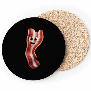 Discover Happy Bacon Realistic Coasters